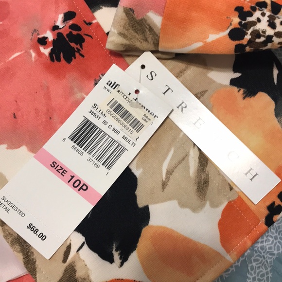 Multi color Alfred Dunner petite jacket - Picture 3 of 4